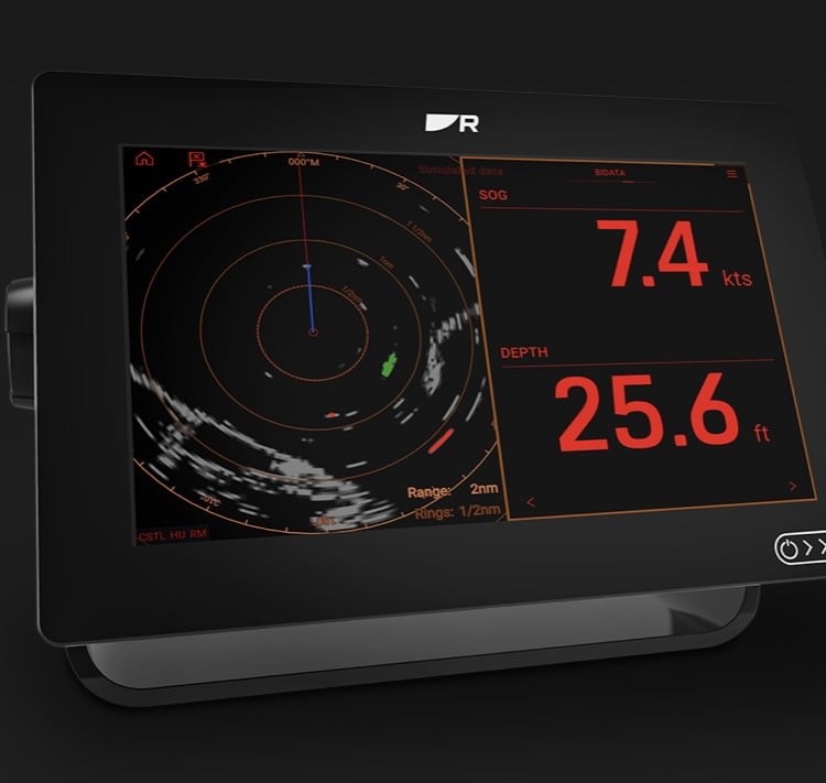 Alt display raymarine plus