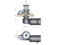 Alternative view of Verricello Salpa Ancora Italwinch CLS 500W Catena 6mm 12V: Potenza e Affidabilità a Bordo
